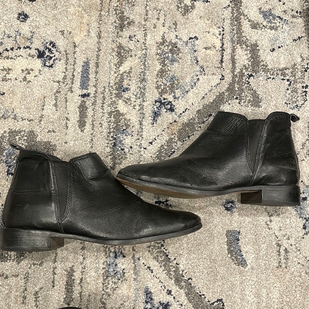 Michael Kors black ankle booties
